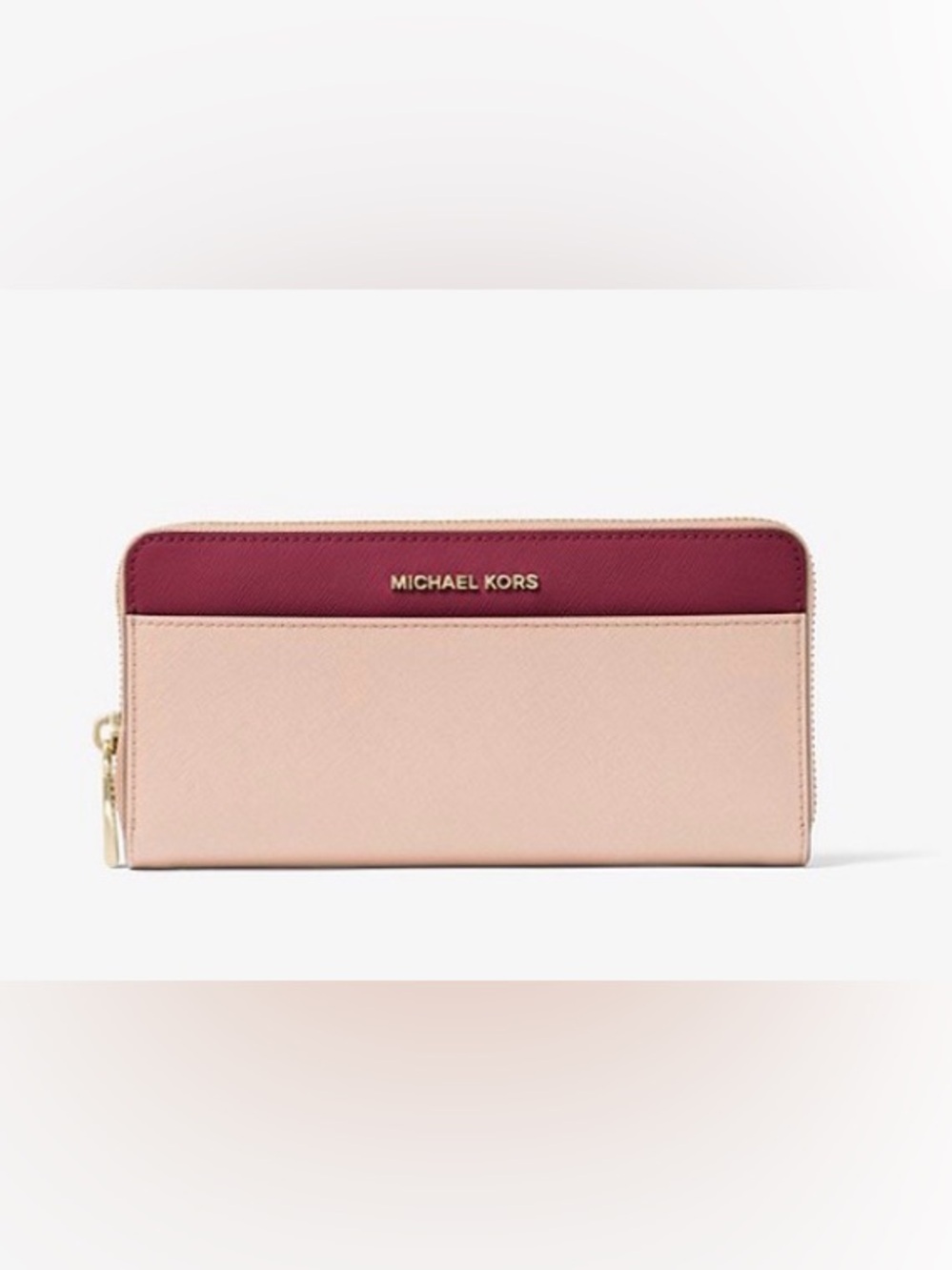 MICHAEL KORS Jet Set Color-Block Saffiano Leather